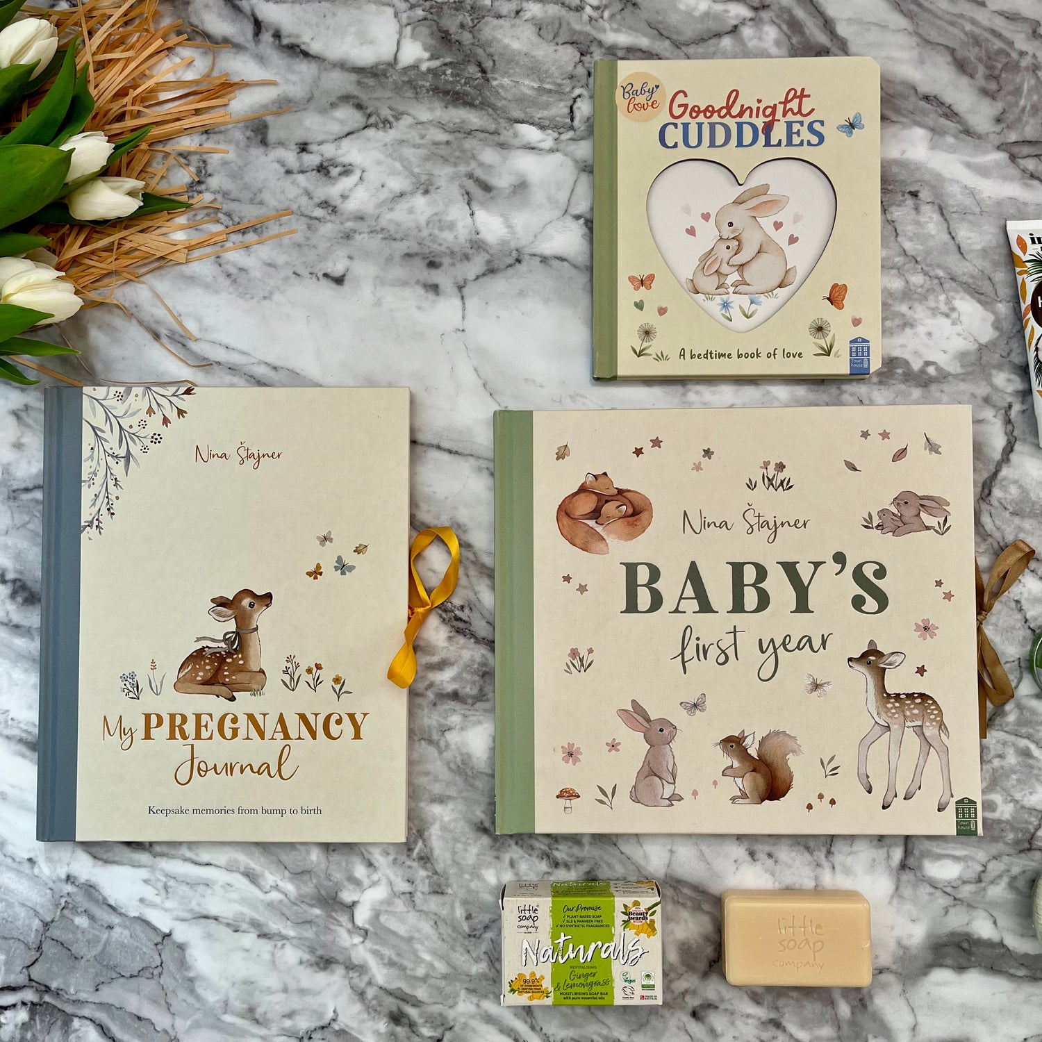 Pregnancy Journal, Baby's First Year & Baby Book Bundle