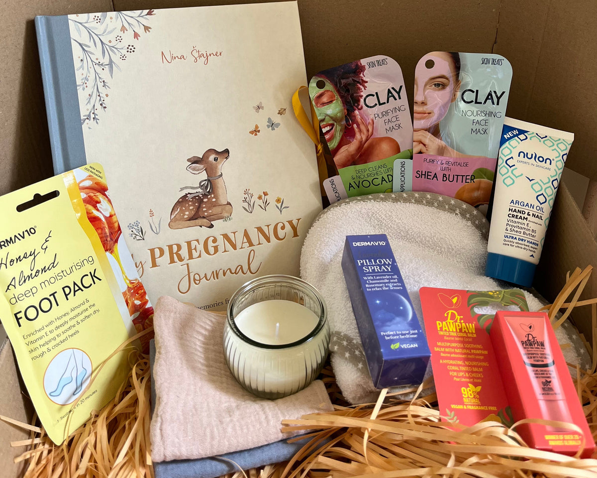 The Mum-to-Be Journal & Pamper Pregnancy Bundle (11 Treats)
