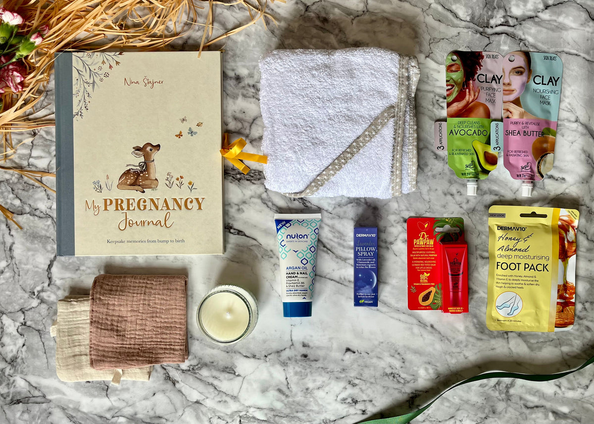 The Mum-to-Be Journal & Pamper Pregnancy Bundle (11 Treats)