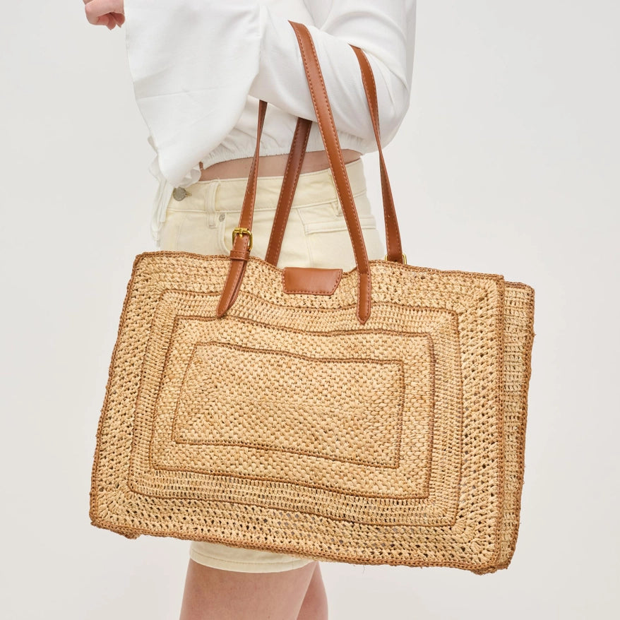 The Demi Woven Tote