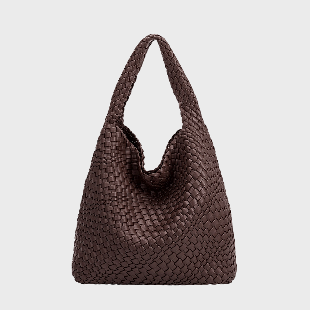 Johanna Espresso Recycled Vegan Shoulder Bag