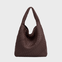 Johanna Espresso Recycled Vegan Shoulder Bag