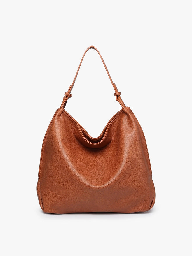 The Gina Rustic Tote in Brown