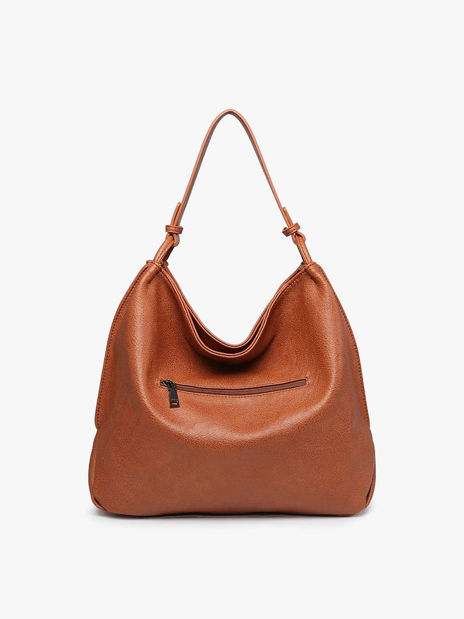 The Gina Rustic Tote in Brown