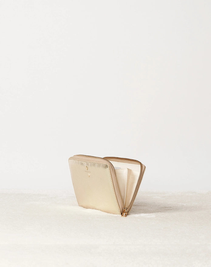 The Leo Wallet in Golden Leather