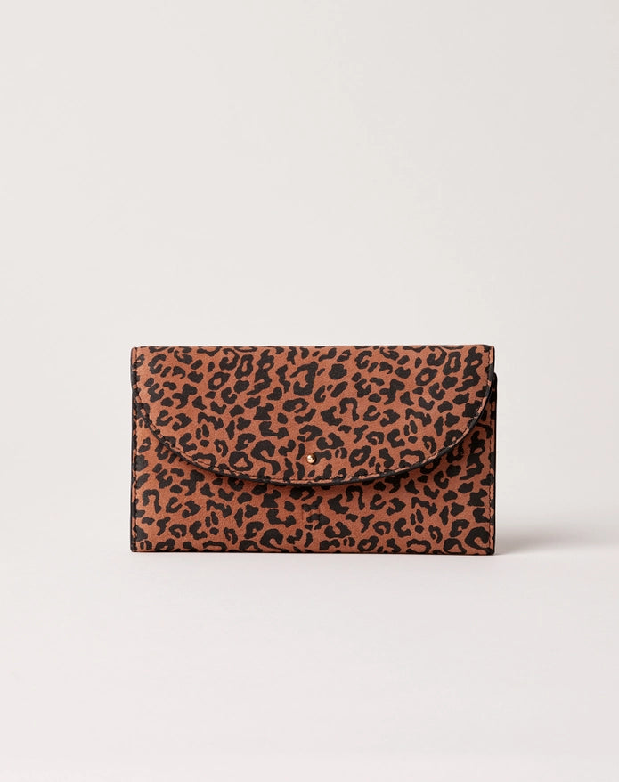 Leopard Print Leather Wallet